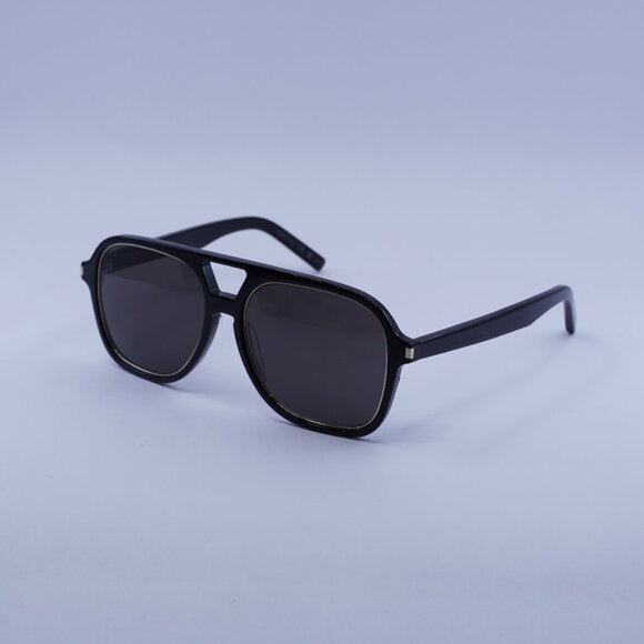🕶️ New Saint Laurent SL602 RIM 001 Sunglasses - Black Frame, Black Lenses - Picture 1 of 11